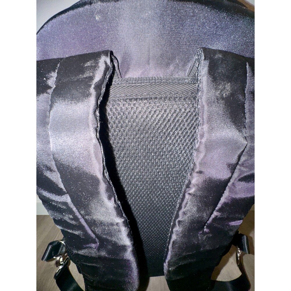 Rolling Laptop Backpack Carry On w Wheels Light Flight Travel Bag Black NEW - Picture 10 of 16